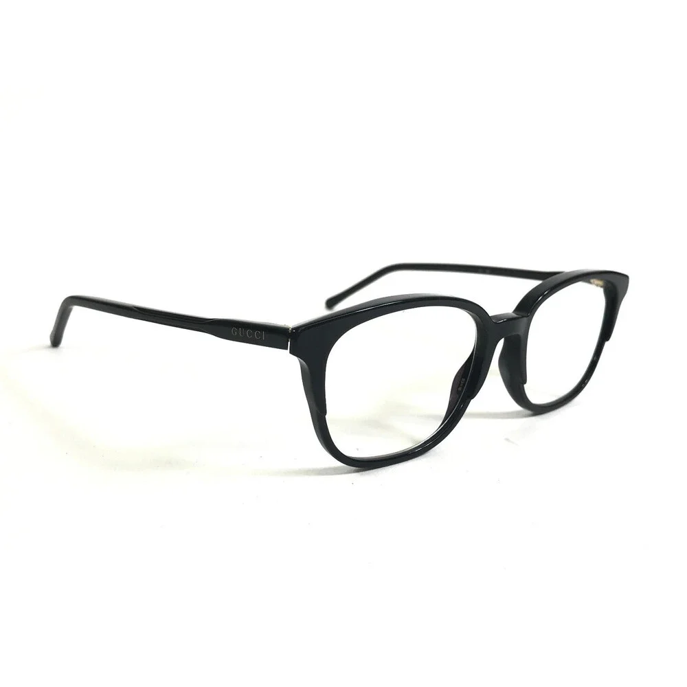Gucci Eyeglasses Frames GG1213O 001 Polished Black Cat Eye 53-18-145